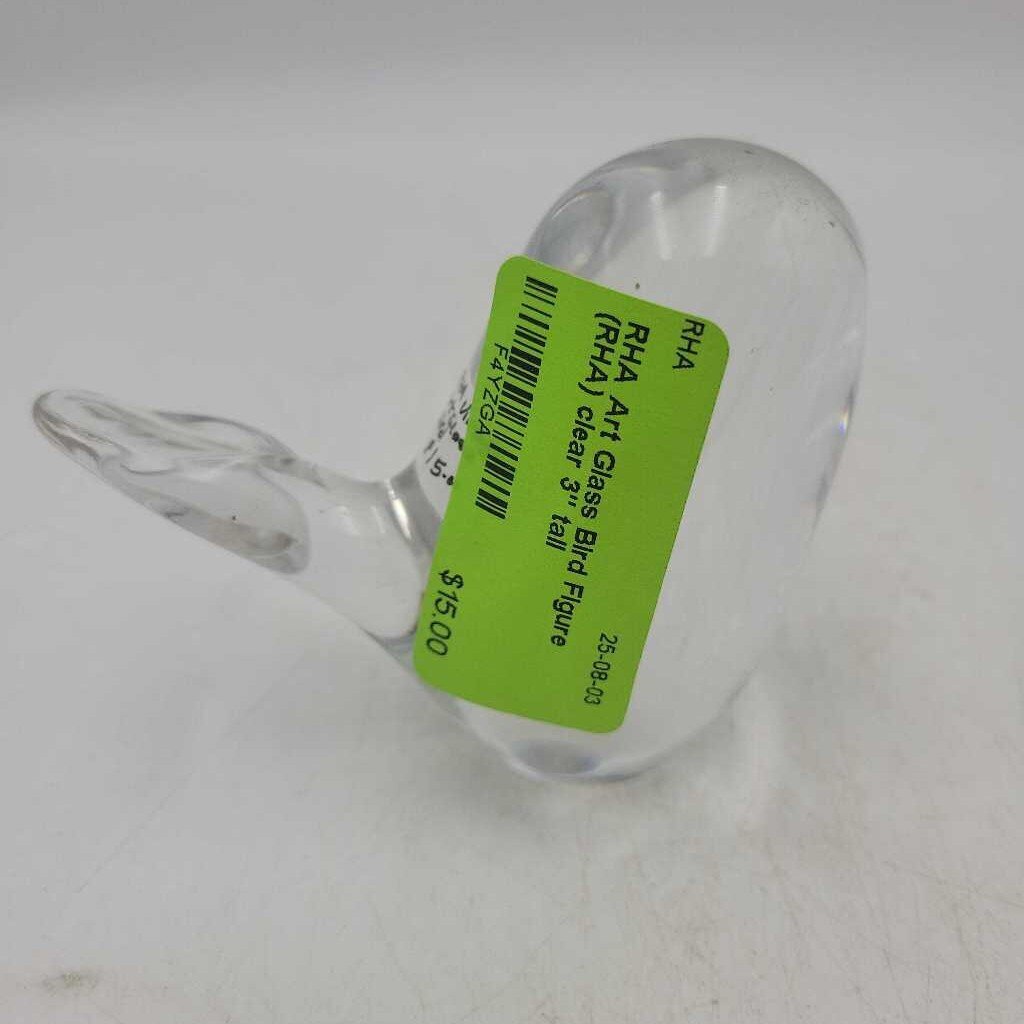 Art Glass Bird Figure (RHA)