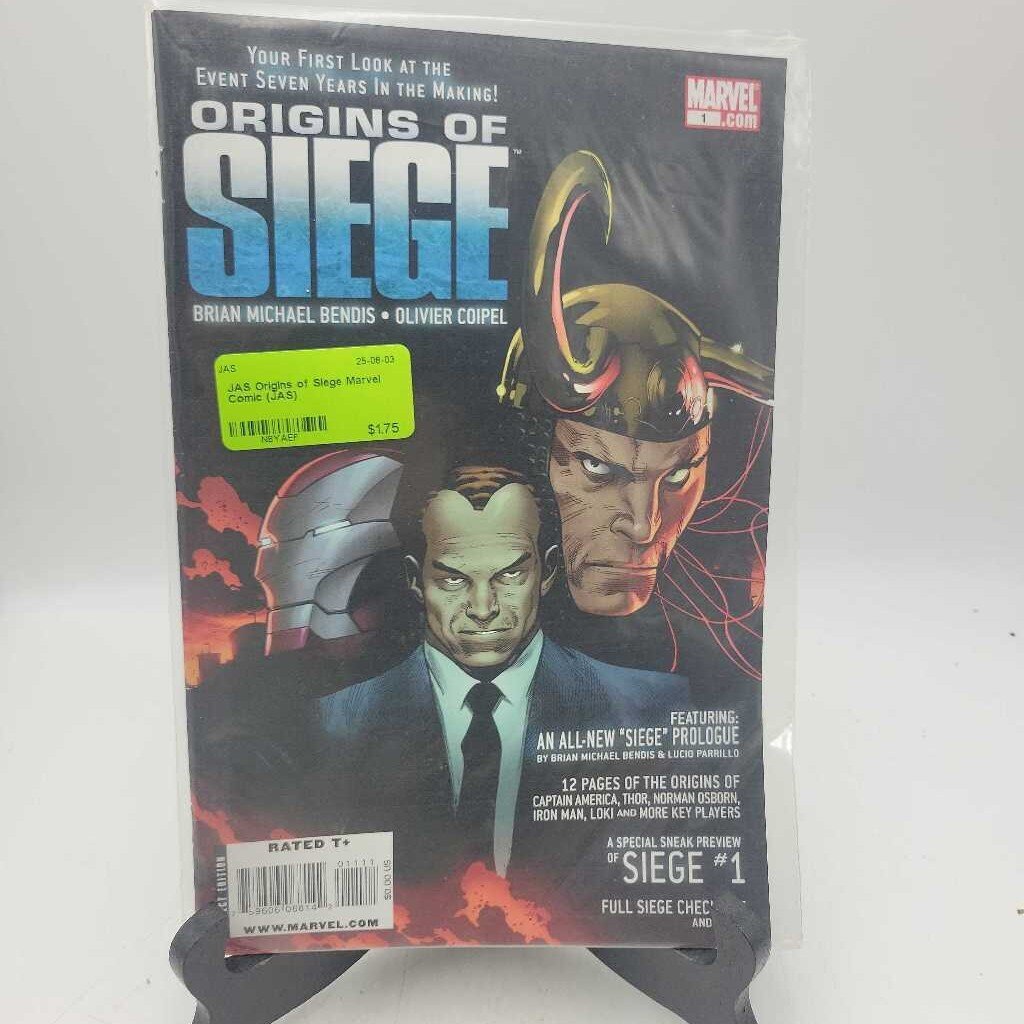 Origins of Siege Marvel Comic (JAS)