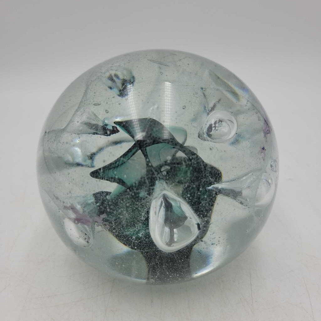 Large Unique Glass Paperweight (RHA)