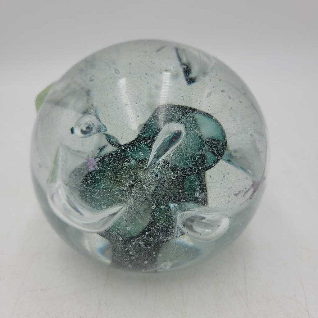 Large Unique Glass Paperweight (RHA)