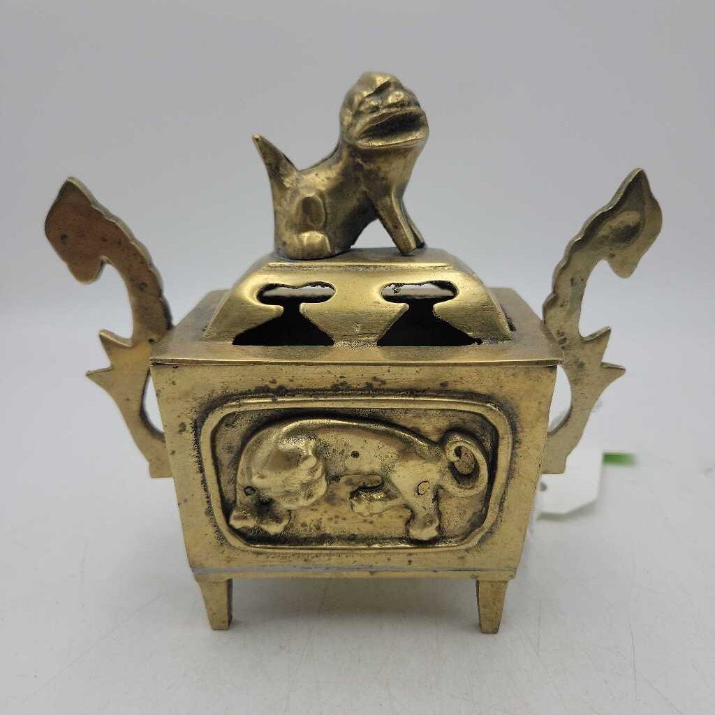Brass Lion Incense Burner (M2) 67