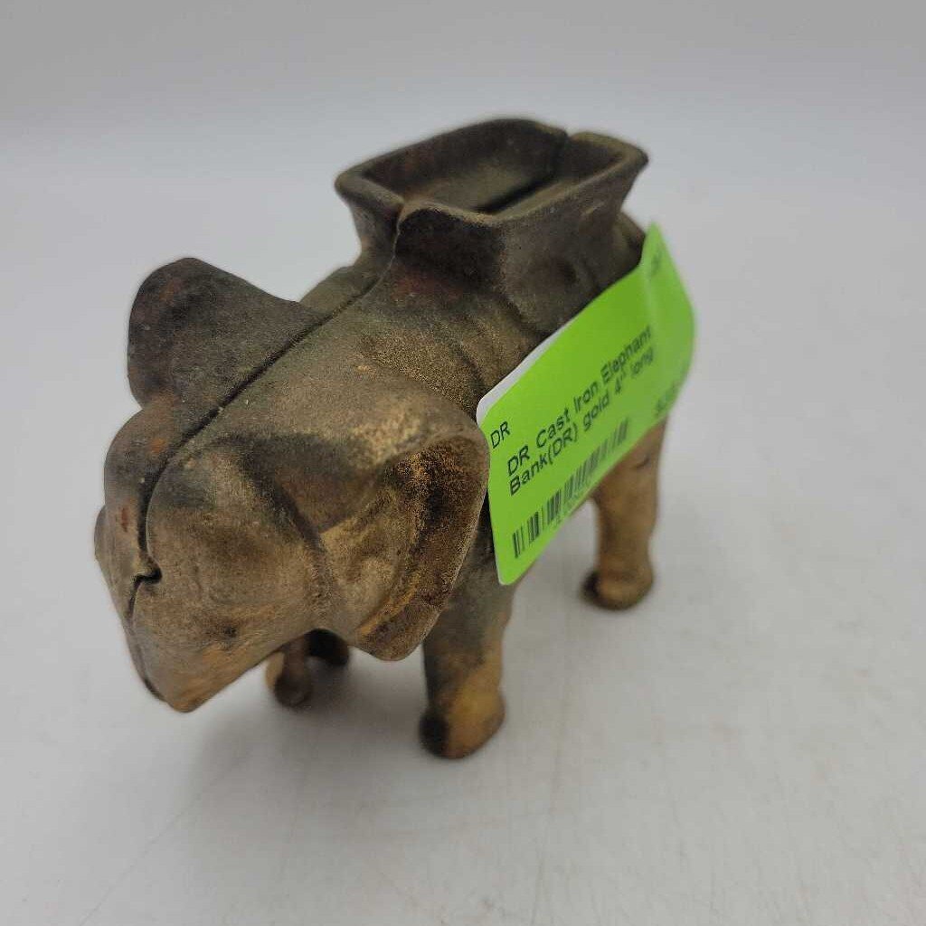 Cast Iron Elephant Bank(DR)