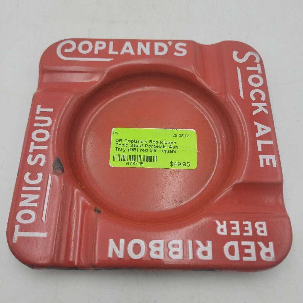 Copland's Red Ribbon Tonic Stout Porcelain Ash Tray (DR)