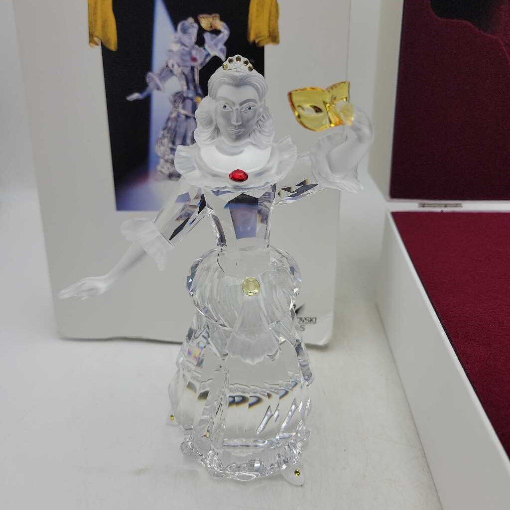 Swarovski 2000 Masquerade Columbine Figurine