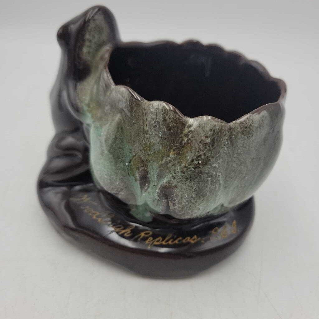 Woodleigh Pottery PEI Frog Planter - (COL #2148)