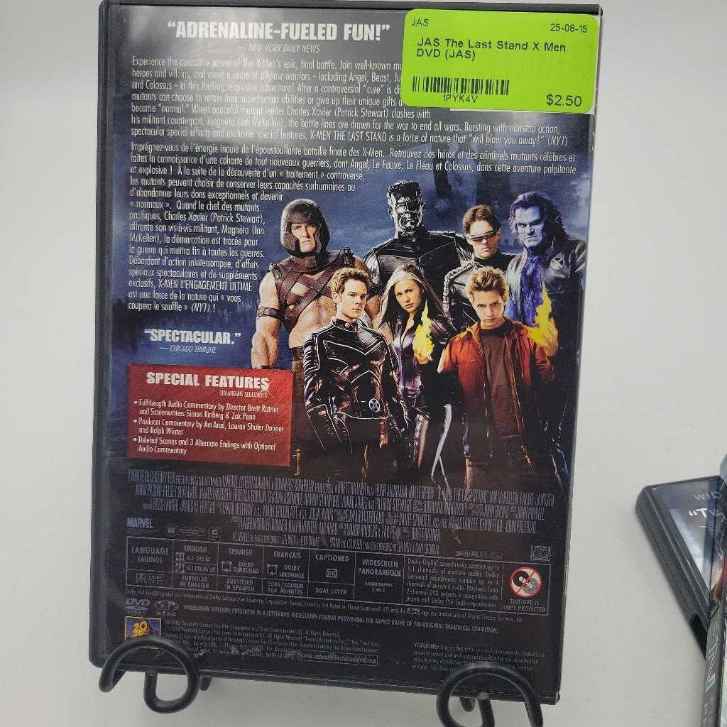 The Last Stand X Men DVD (JAS)