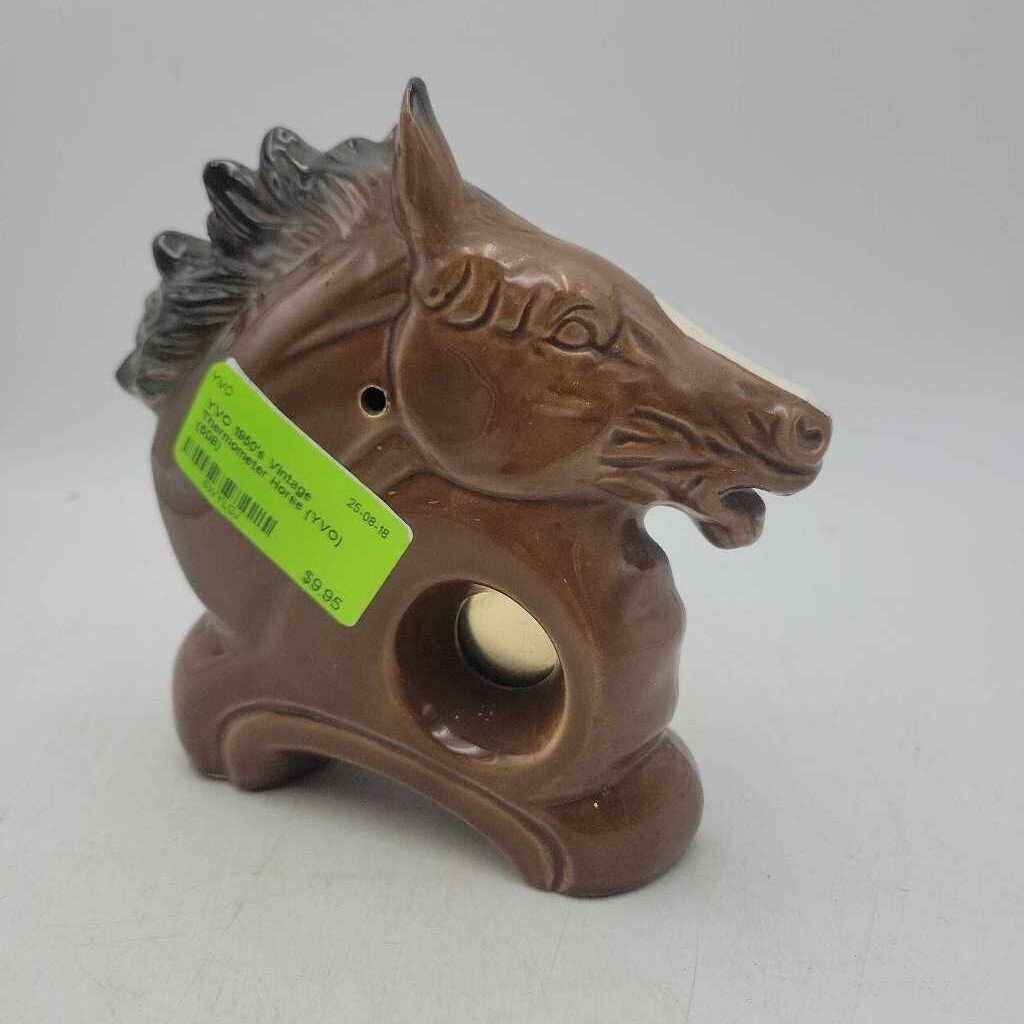 1950's Vintage Thermometer Horse (YVO) (508)