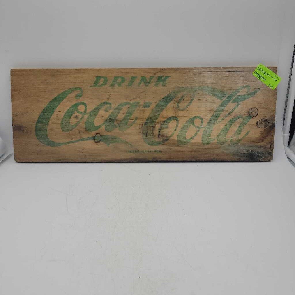 Wooden Coca Cola Sign (JAS)