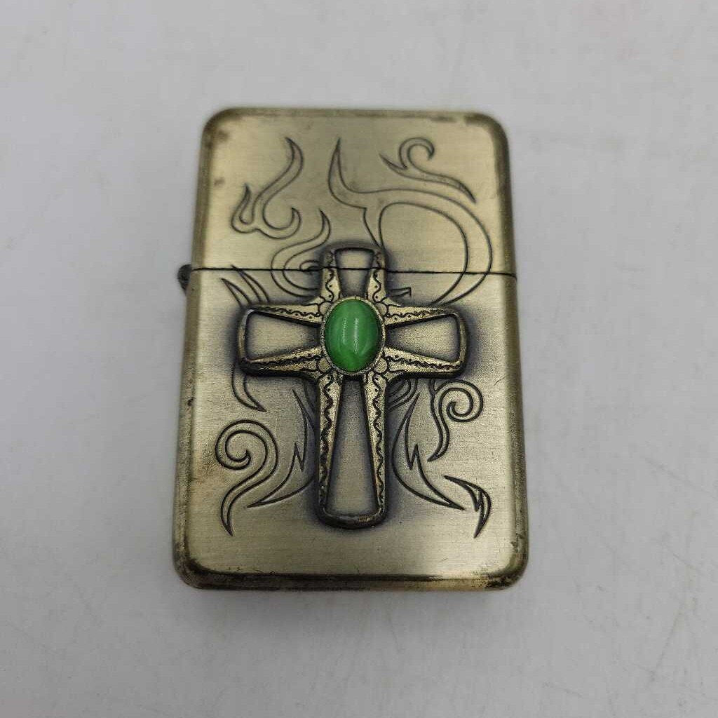 Cross Star Brass Lighter (GEC)