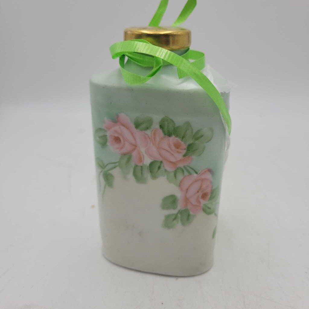 Antique Hand Painted Talc Bottle (DEB)