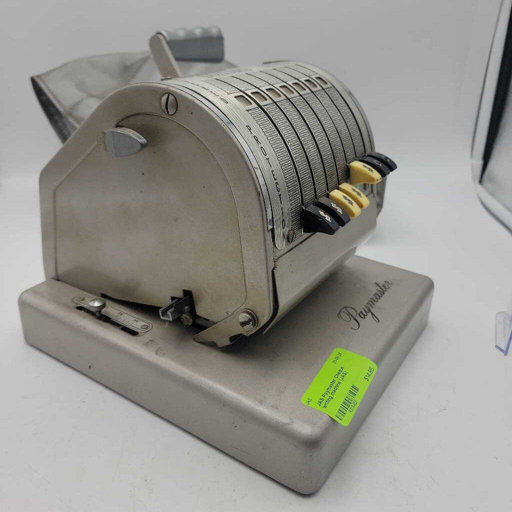 Paymaster Cheque writing machine (JAS)