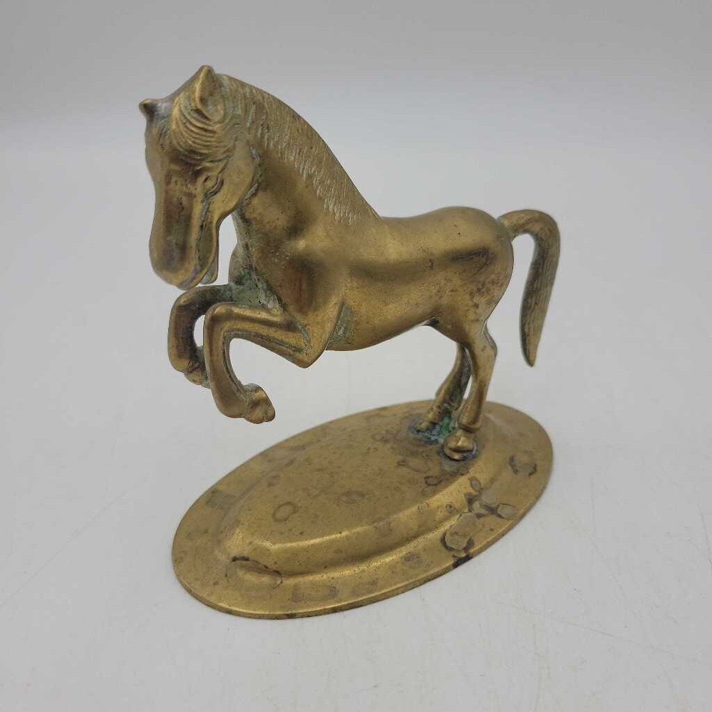 Standing Brass Horse (0785) (MCOL)