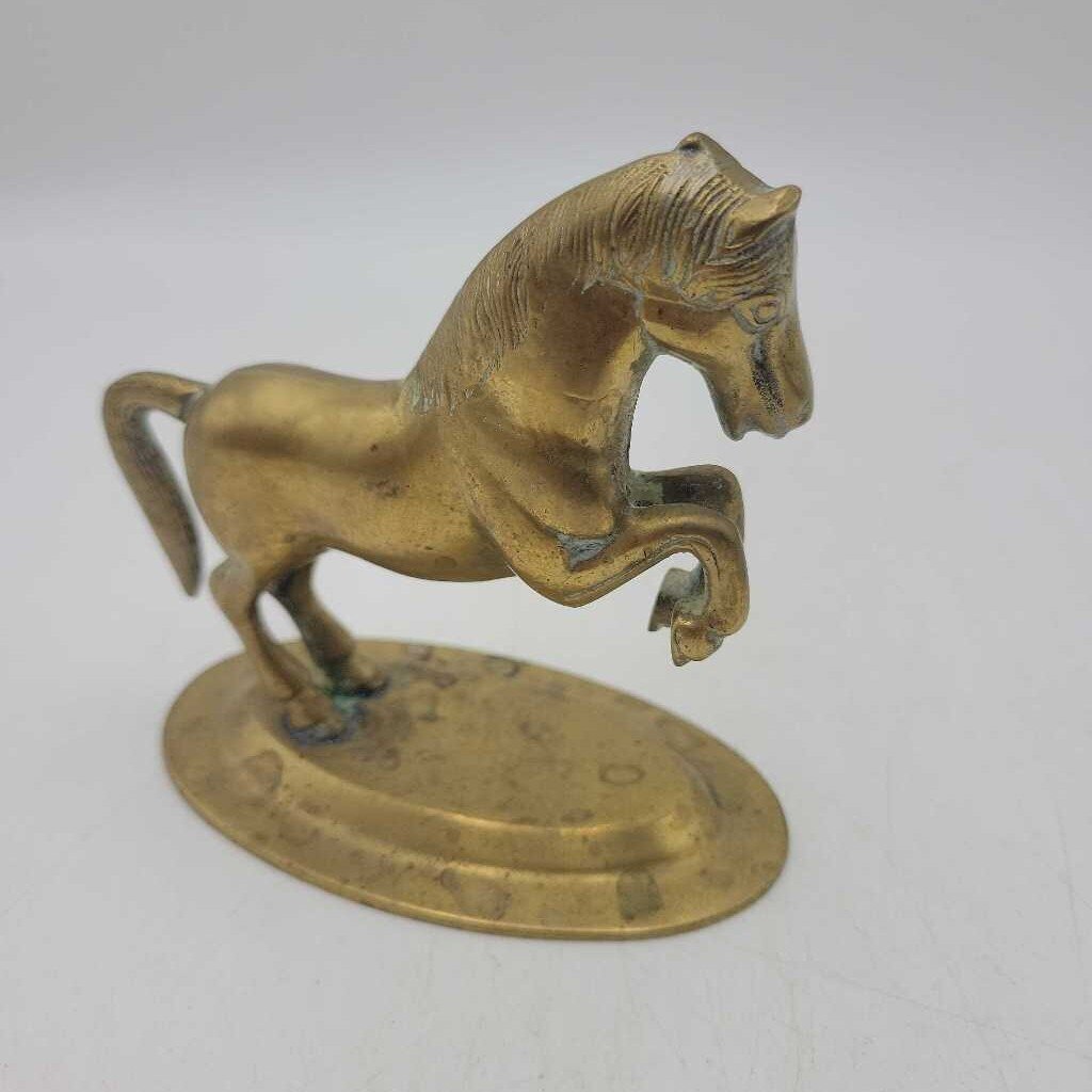 Standing Brass Horse (0785) (MCOL)
