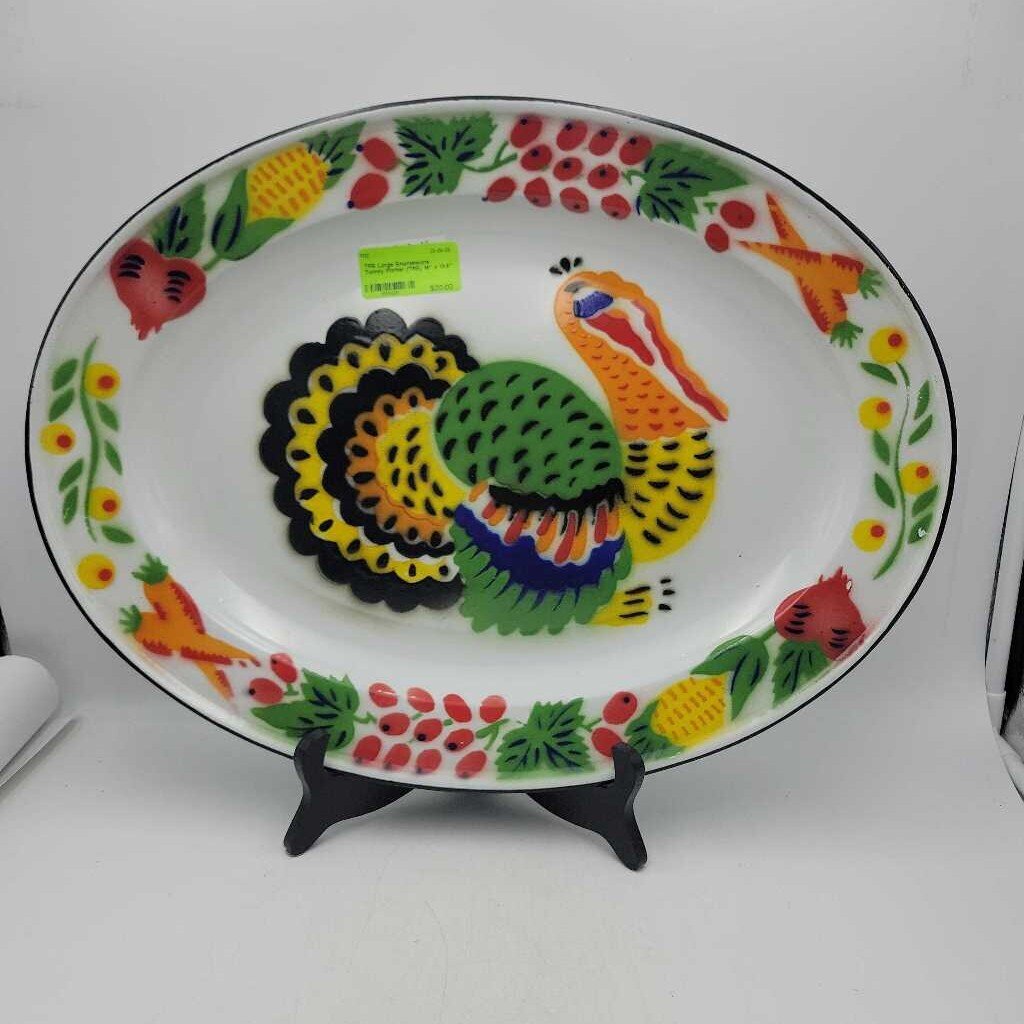 Large Enamelware Turkey Platter (TRE)