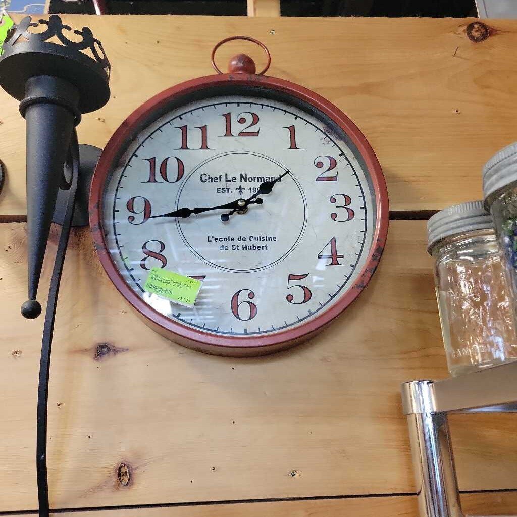 Chef Le Normand Clock Working (JAS)