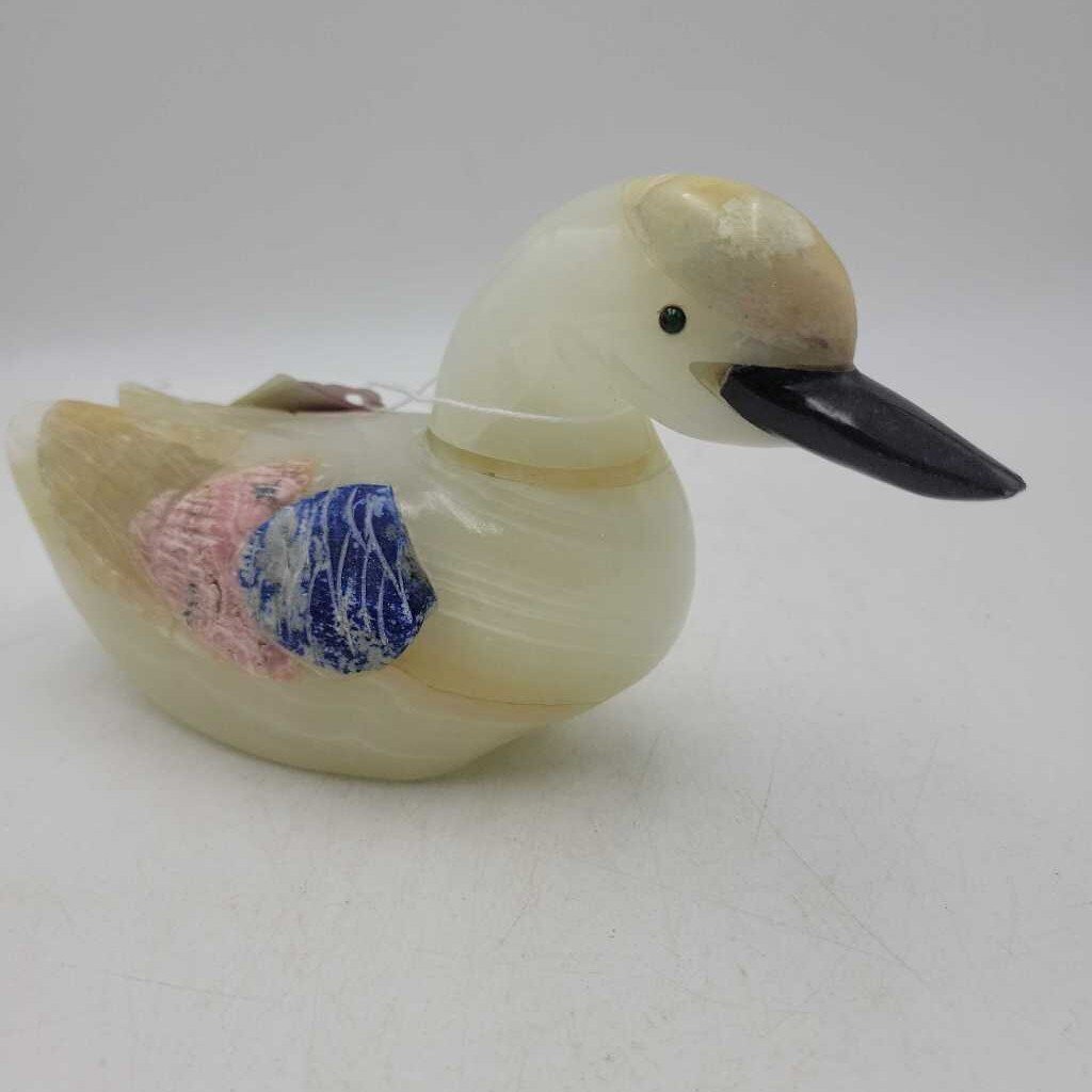 Carved Onyx Duck (RHA)