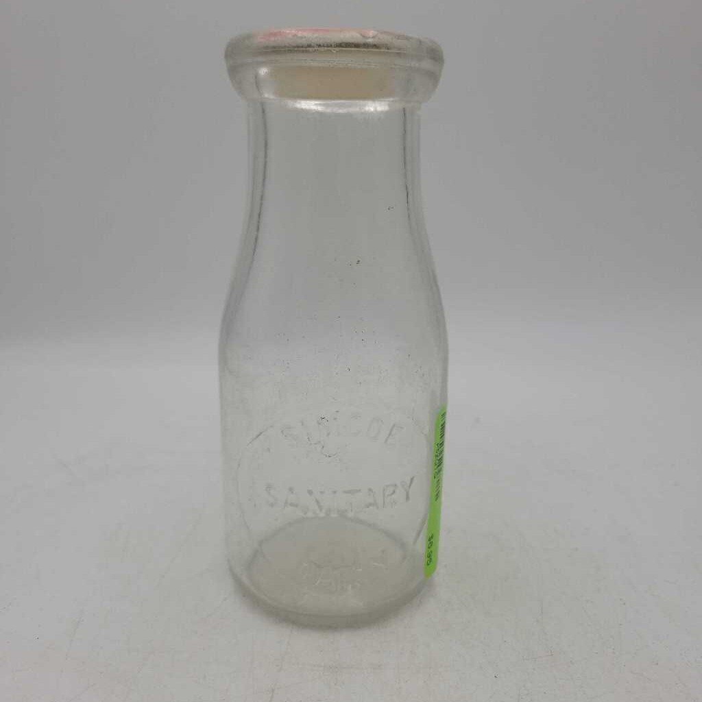 Simcoe Sanitary Dairy Half Pint Milk Bottle (JAS)