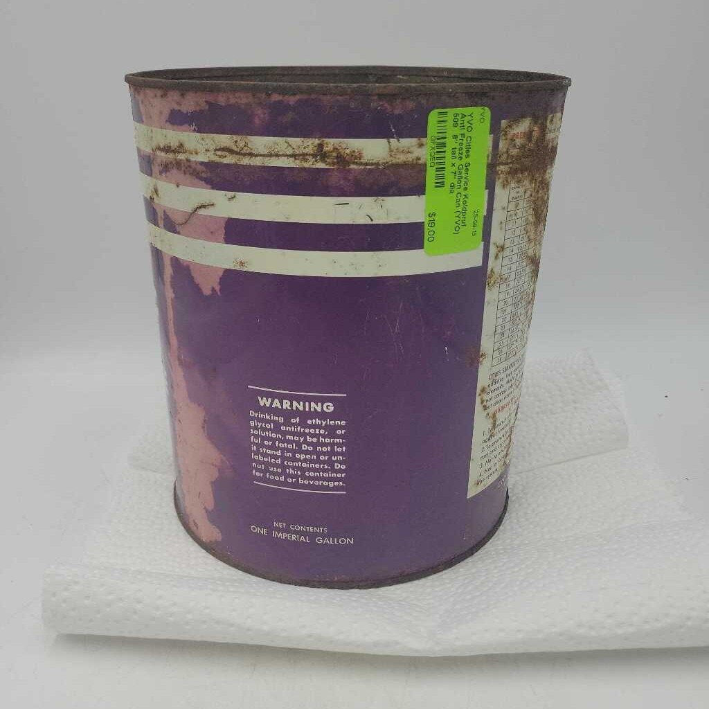 Cities Service Koldpruf Anti Freeze Gallon Can (YVO) 509