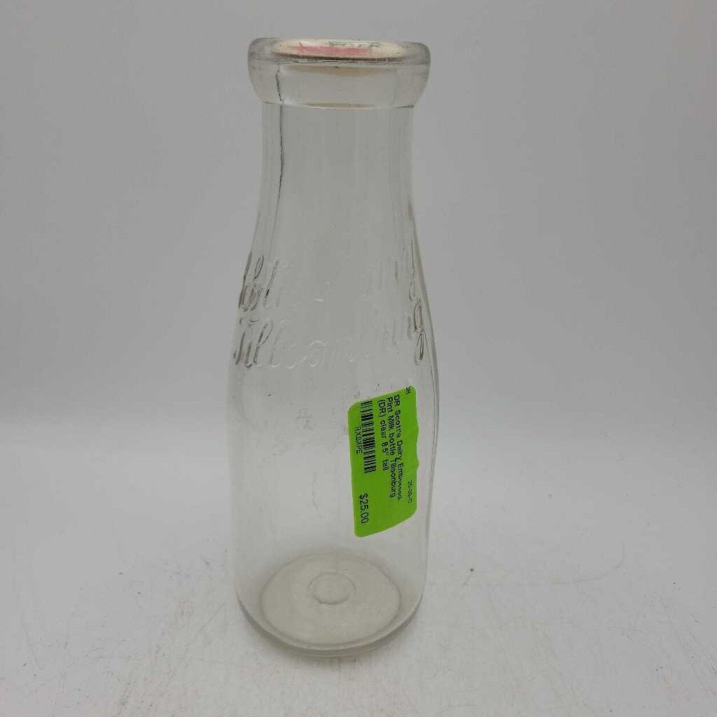 Scott's Dairy Embossed. Pint Milk bottle Tillsonburg (DR)