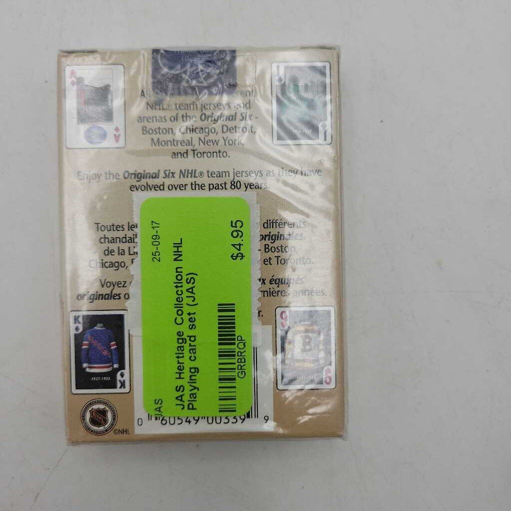 Hertiage Collection NHL Playing card set (JAS)