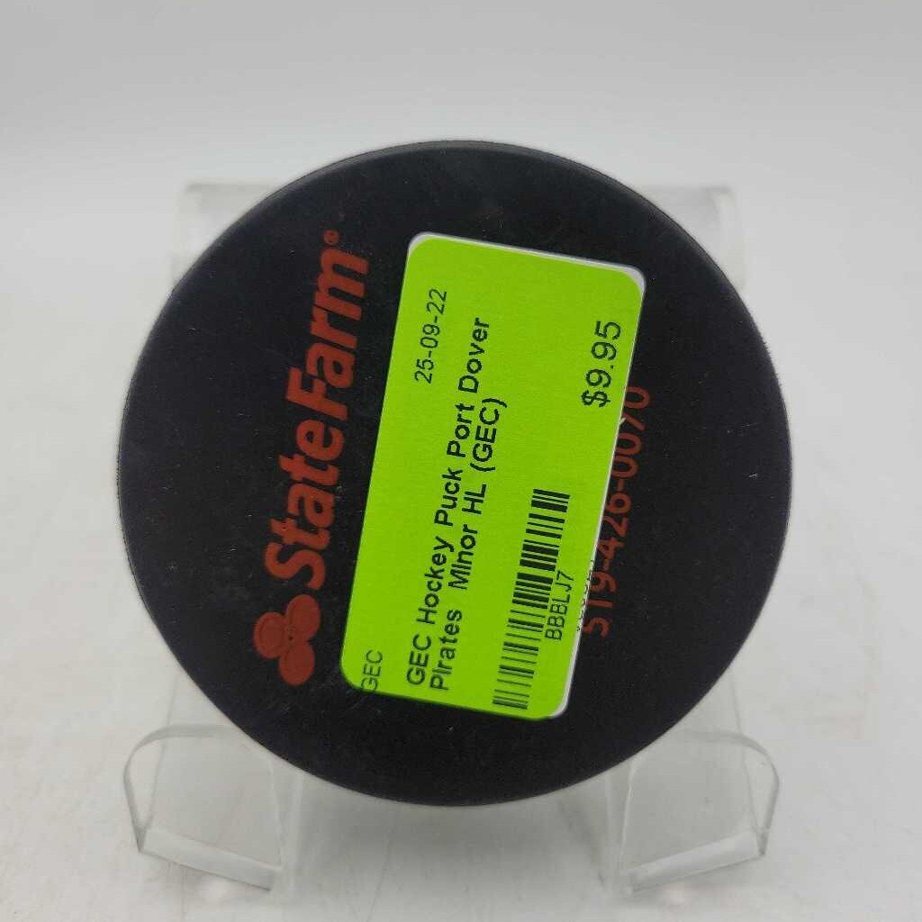 Hockey Puck Port Dover Pirates Minor HL (GEC)