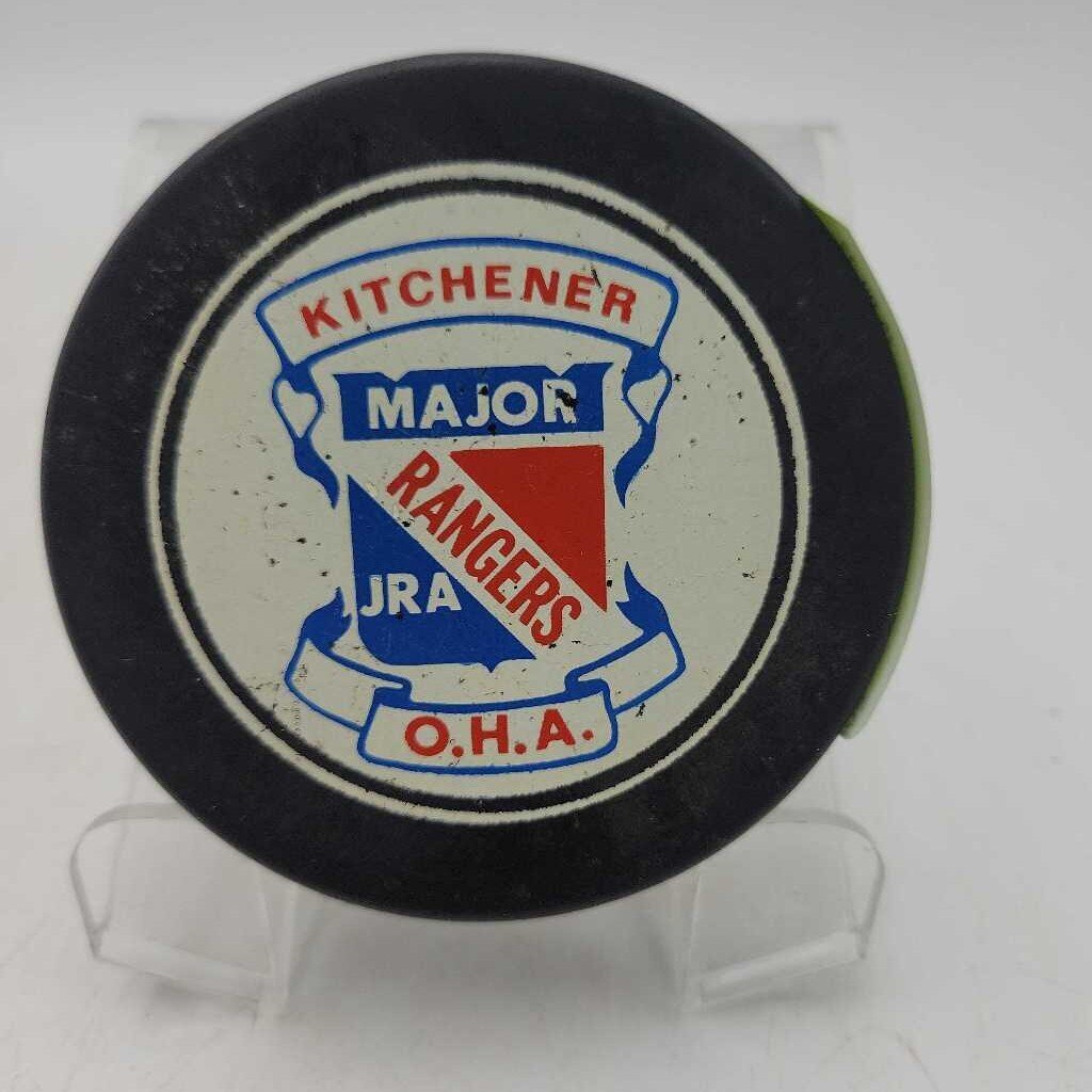 Kitchener Rangers Hockey Puck Major JRA OHA (JAS)