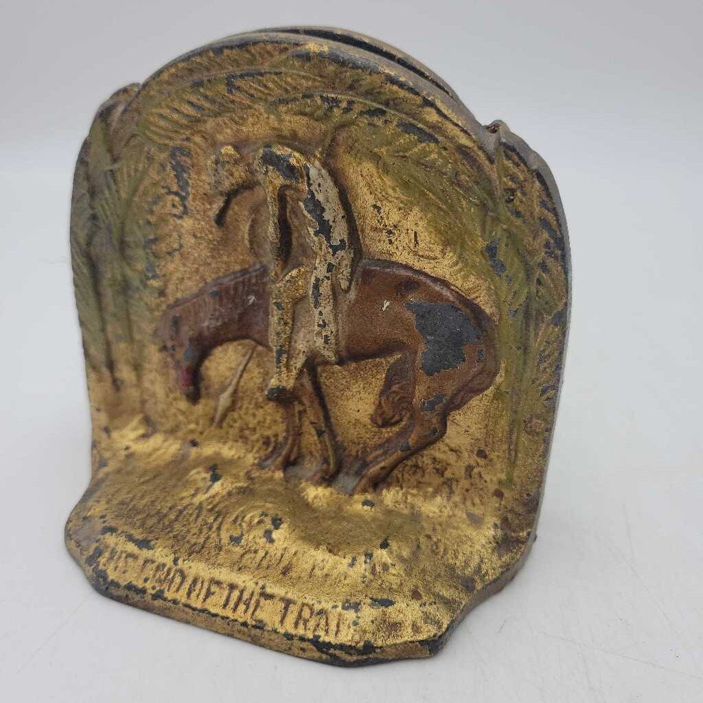 End Of the Trail Bookends (CM0786)