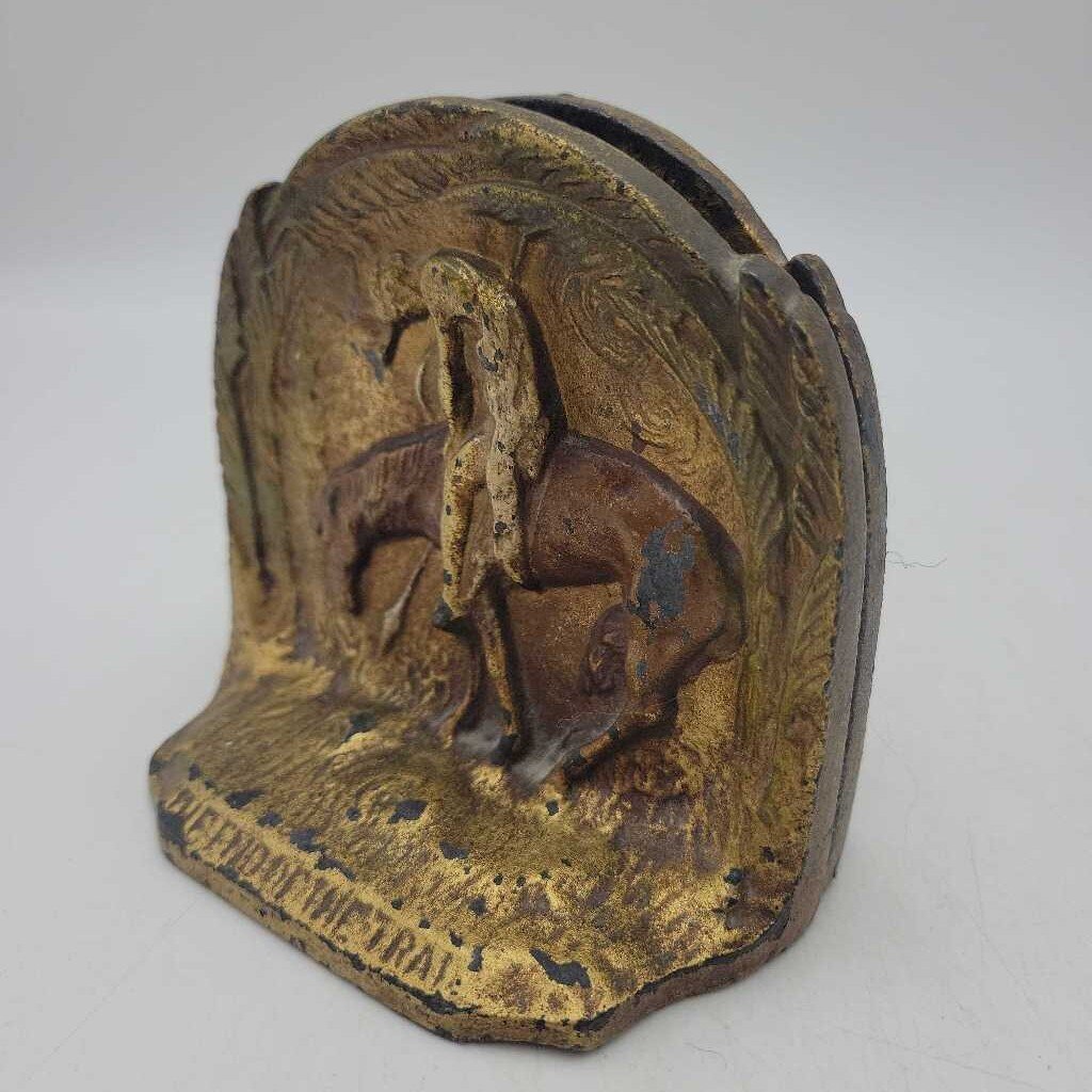 End Of the Trail Bookends (CM0786)