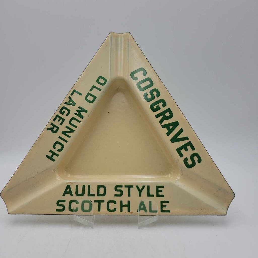 Cosgraves Lager Scotch Ale Enamel Ashtray (JEF)