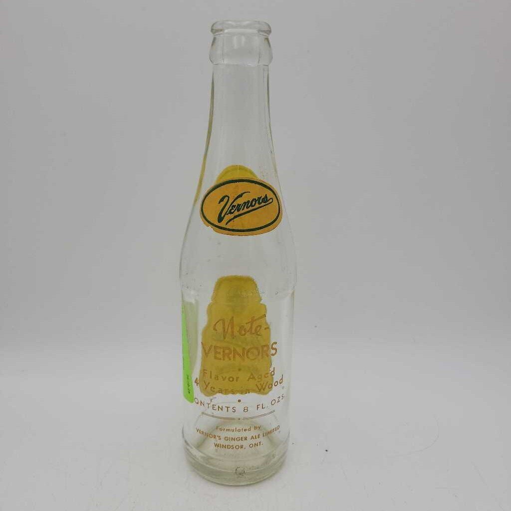 Vernors Pop Soda Bottle (JAS)