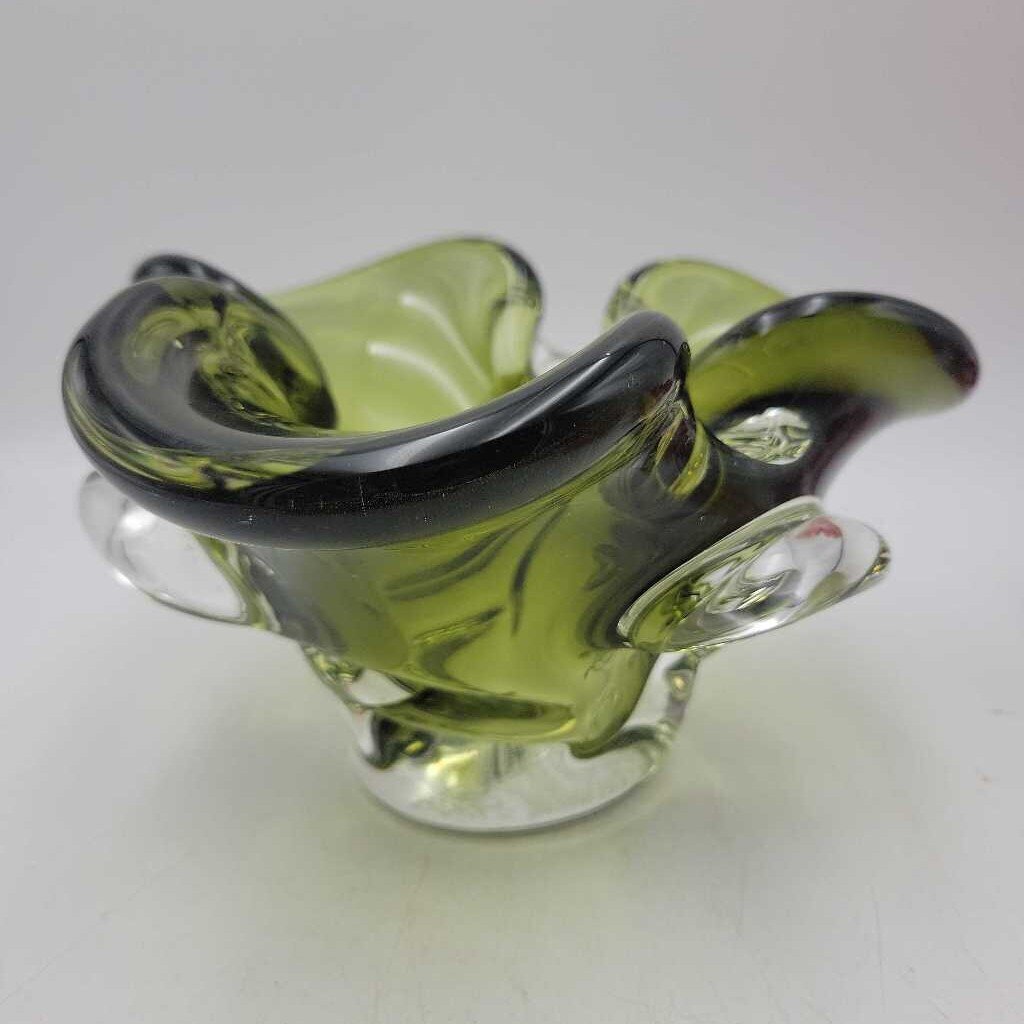 Art Glass Candy dish (JAS)