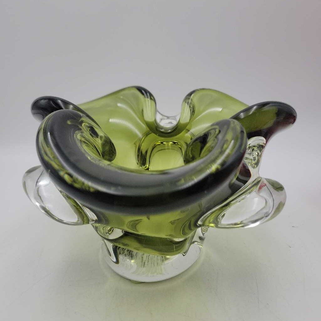 Art Glass Candy dish (JAS)