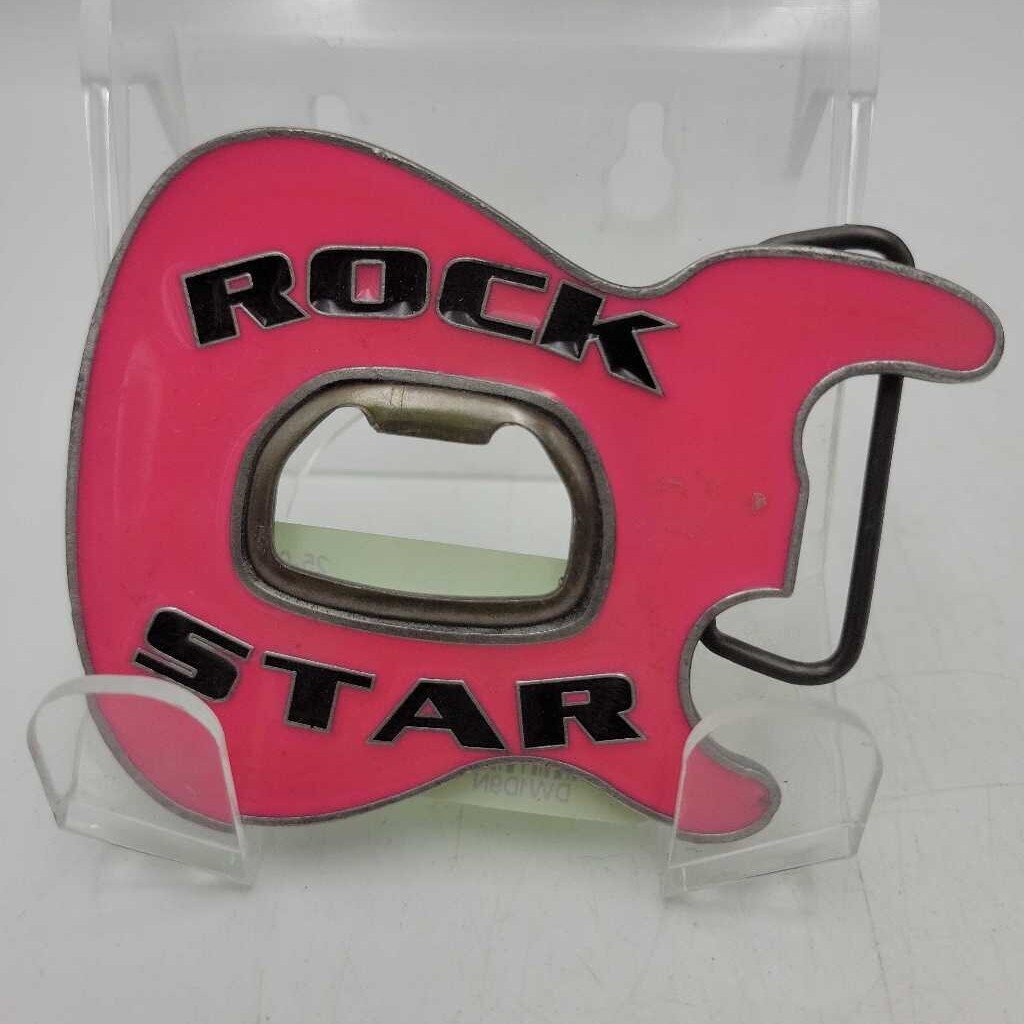 Vintage Belt Buckle Rock Star (JAS)
