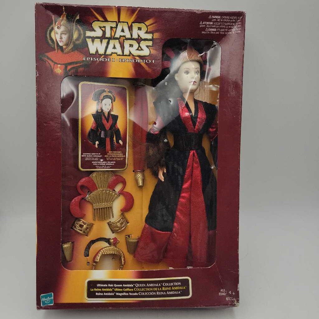 Star Wars Episode 1 Ultimate hair Queen Amidala Figure (JAS)