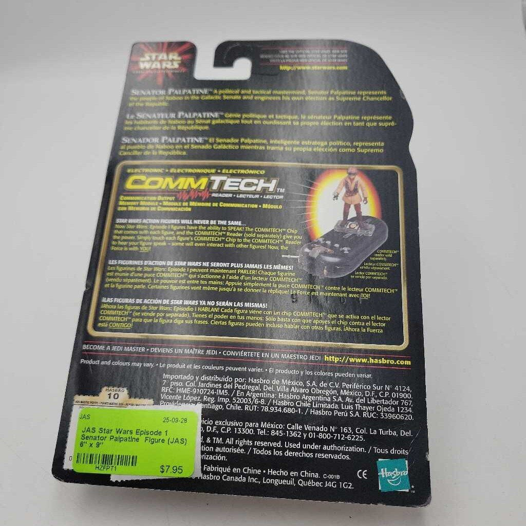 Star Wars Episode 1 Senator Palpatine Figure (JAS)