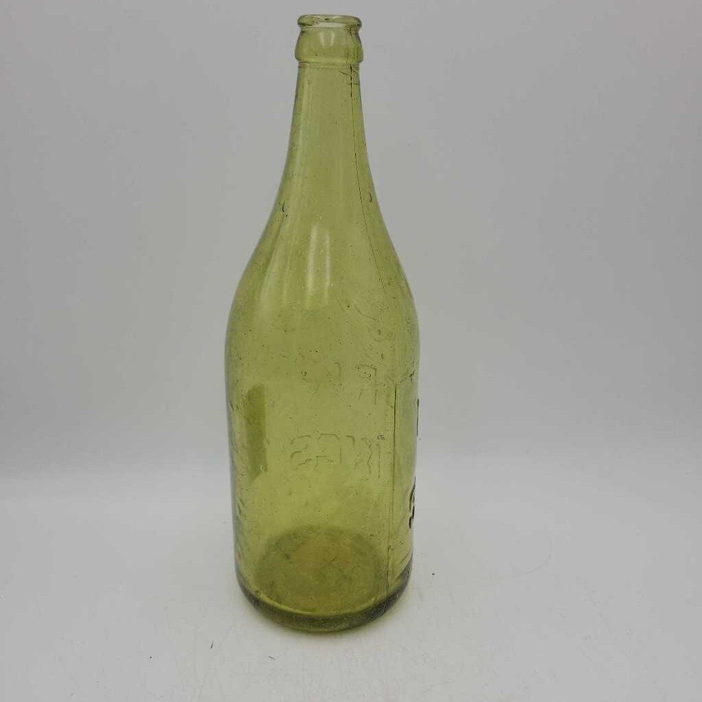 York Spring Rare colour Light Amber Quart bottle (JEF)