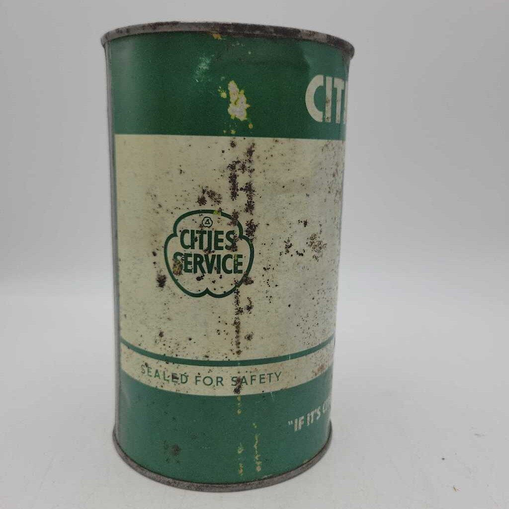 Cities Service Kool motor oil Tin Quart Can (Jef)