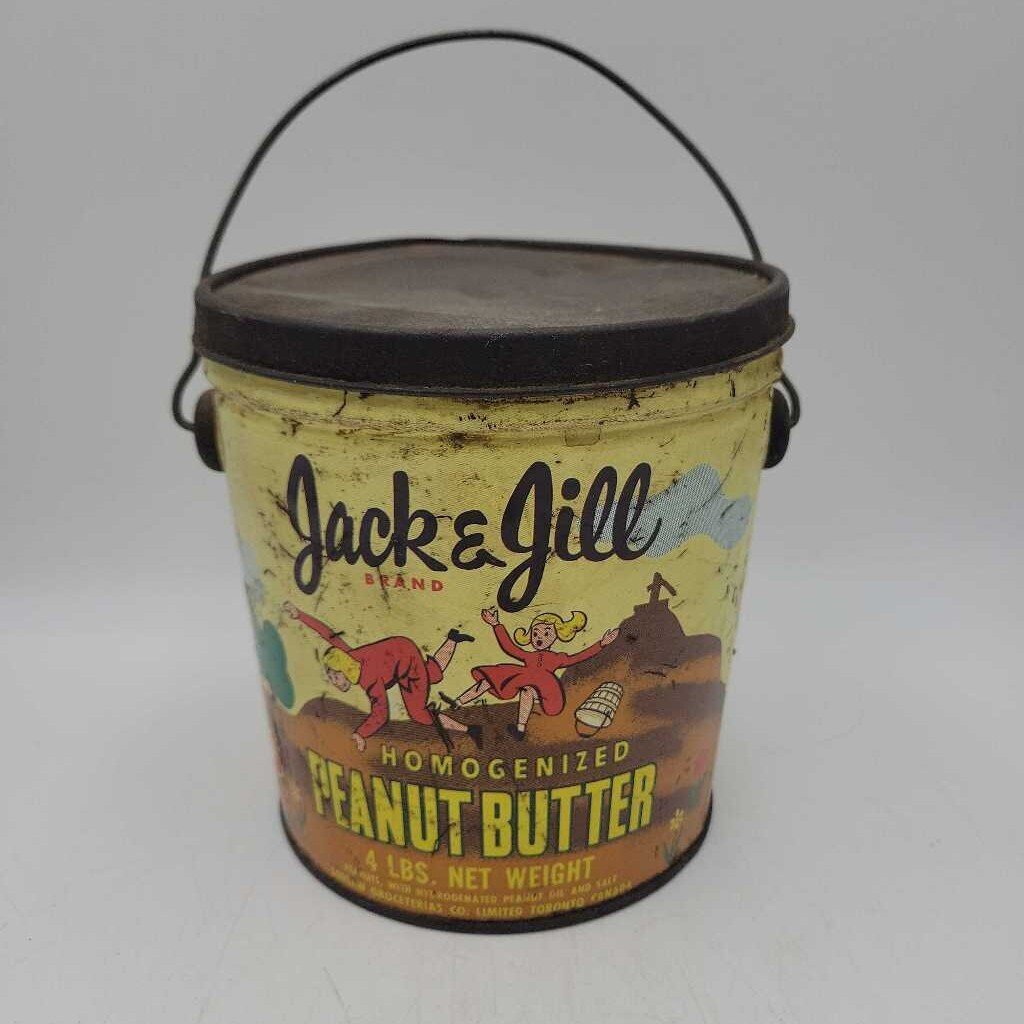 Jack and Jill Peanut Butter Tin Pail (JEF)