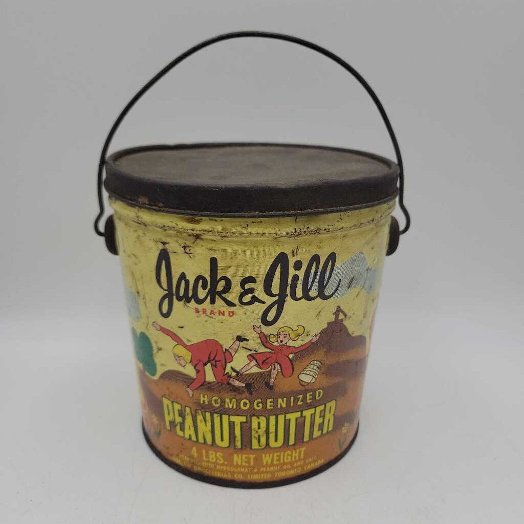 Jack and Jill Peanut Butter Tin Pail (JEF)