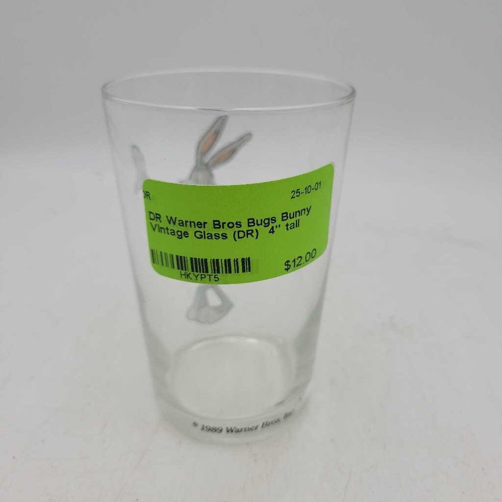 Warner Bros Bugs Bunny Vintage Glass (DR)