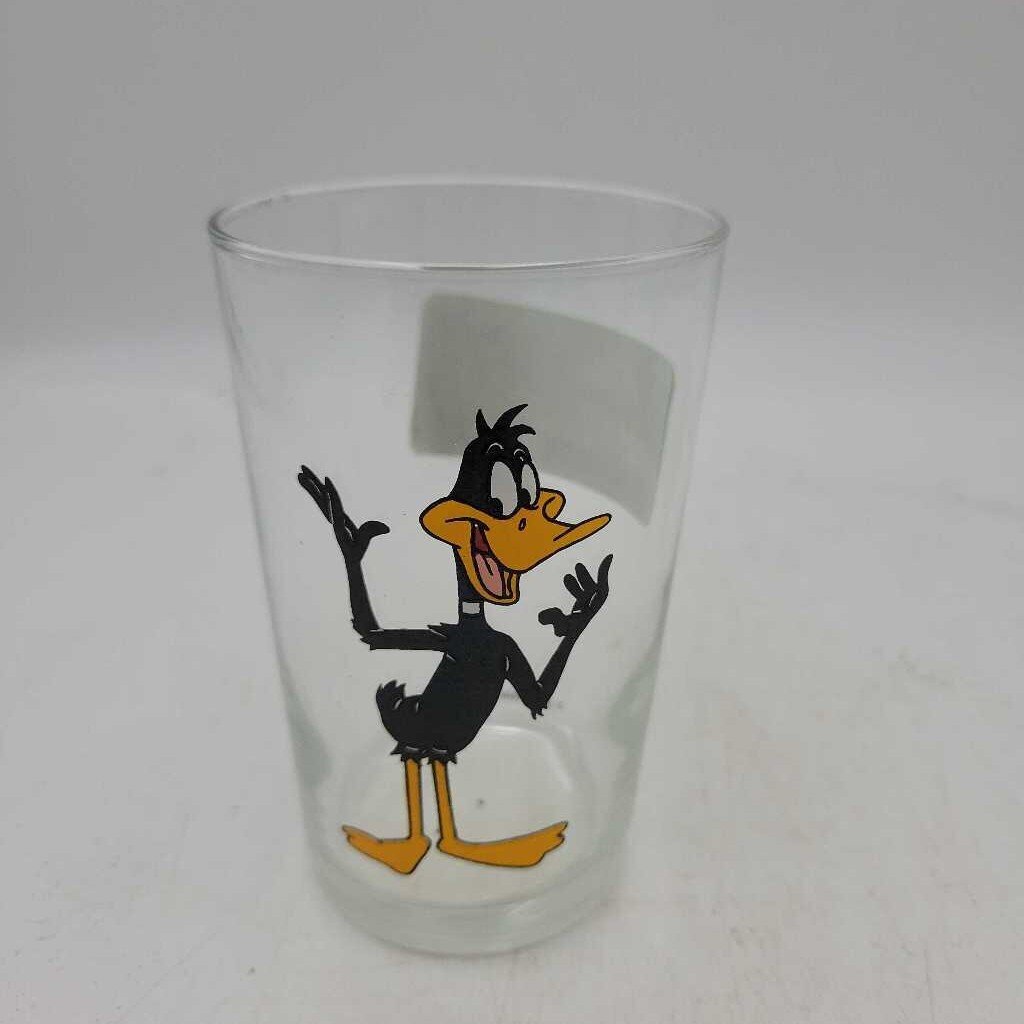 1989 Warner Bros Daffy Duck Vintage Glass (DR)