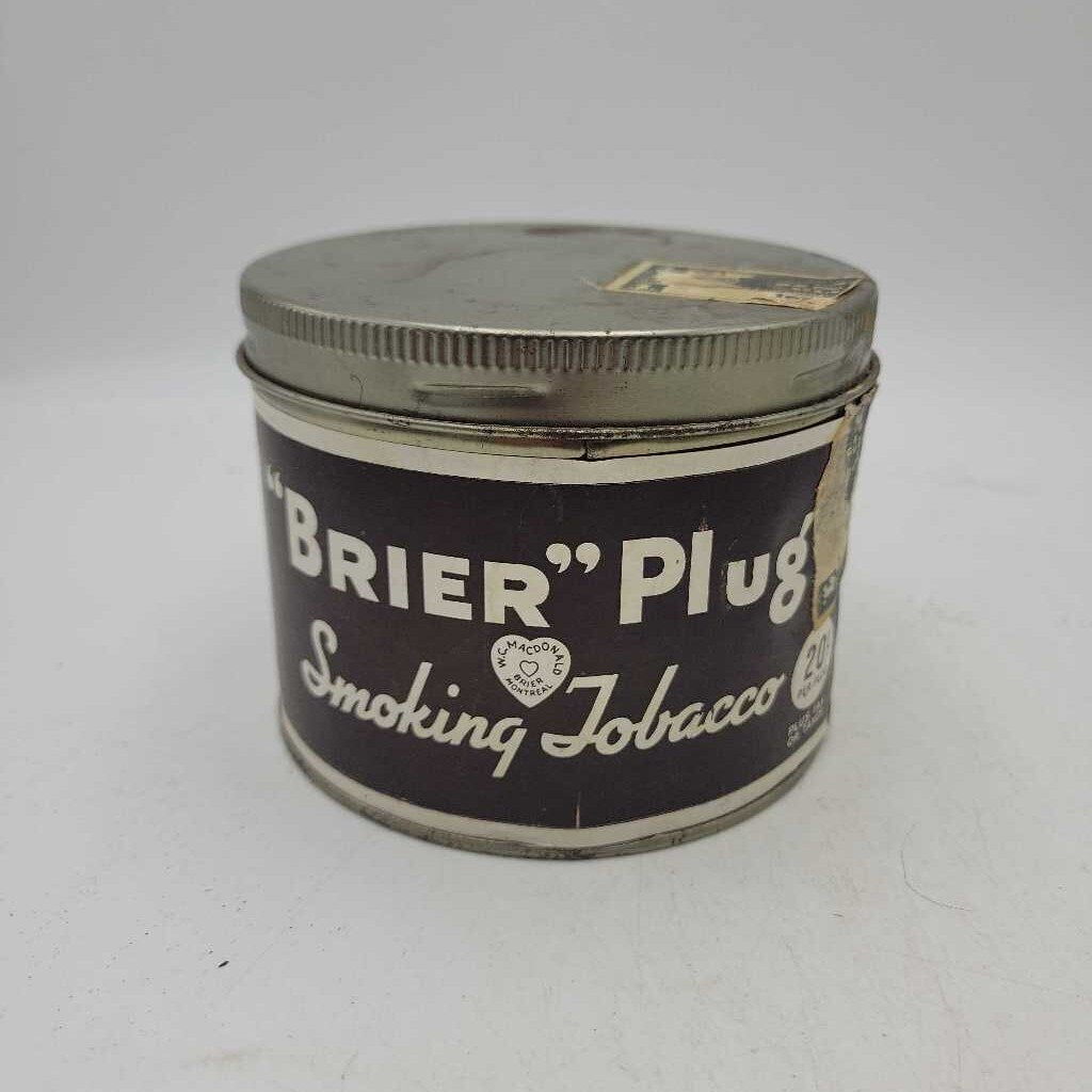 Brier Plug Tobacco Tin (DR)