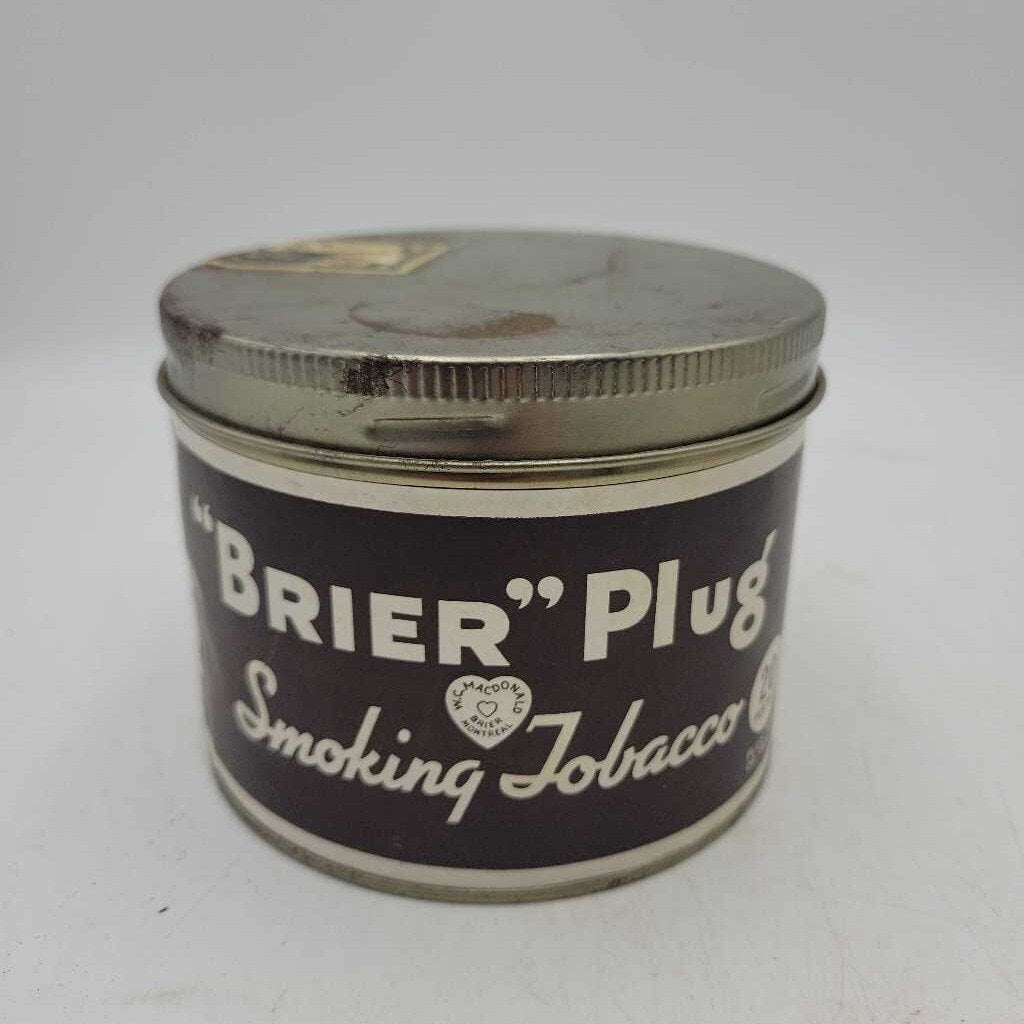 Brier Plug Tobacco Tin (DR)