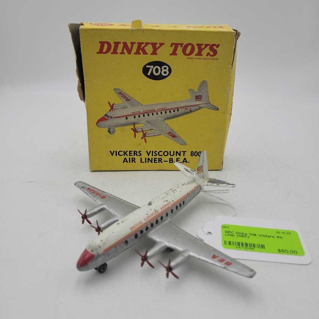 Dinky 708 Vickers Air Liner (GEC)