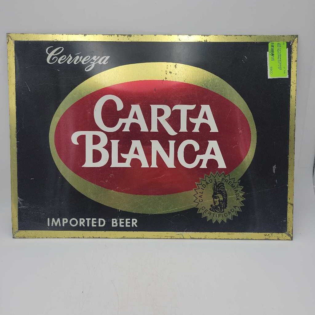 Carta Blanca Imported Beer Sign (JAS)