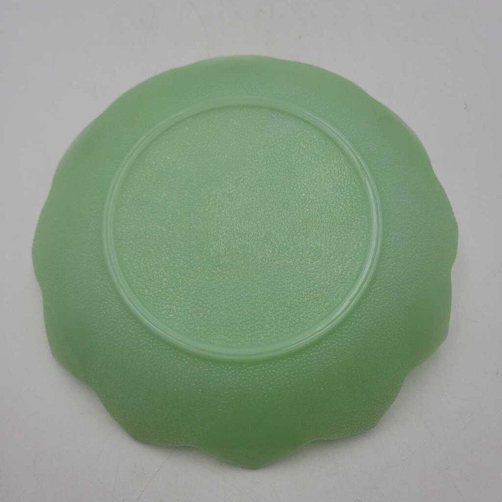 Fire King Anchor Hocking Jadeite Lotus Plate (RHA)