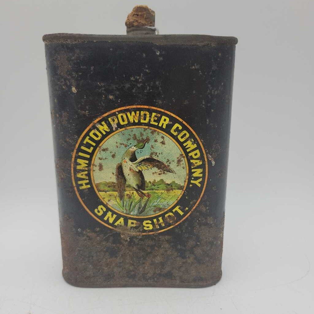 Hamilton Power Company Snap Shot Gunpowder Tin (BS)
