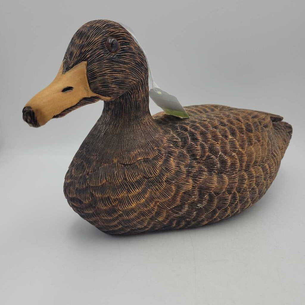 Duck Decoy Signed Earl Oesch Zurich Ontario 1990 (DEB)