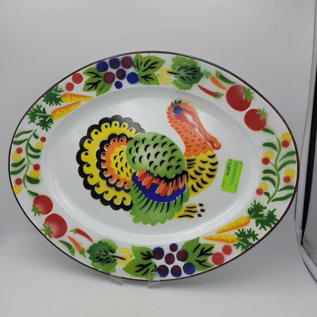 Enamelware Turkey Platter (KAR)