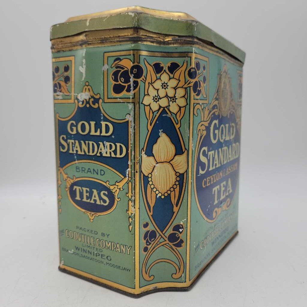 Gold Standard Codville Company Tea Co. Ltd. Tin (JEF) RARE